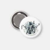 Fantasy trade design | Cyberpunk | Self growth Magnet (Vorderseite/Rückseite)