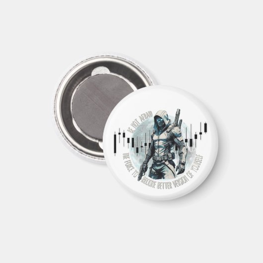 Fantasy trade design | Cyberpunk | Self growth Magnet (Vorderseite/Rückseite)