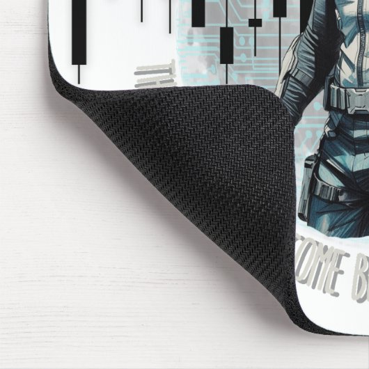 Fantasy trade design | Cyberpunk | Self growth Mousepad (Ecke)