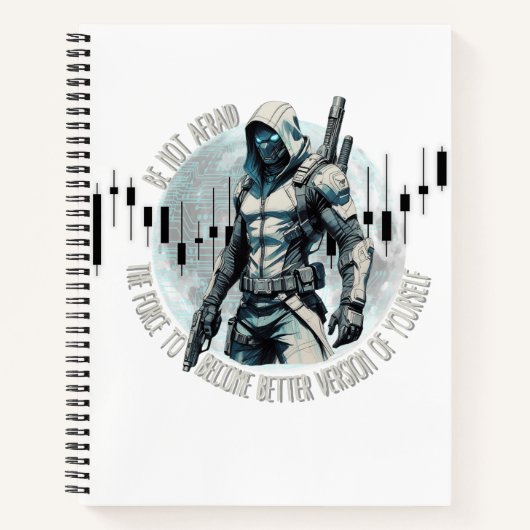 Fantasy trade design | Cyberpunk | Self growth Notizblock (Vorderseite)