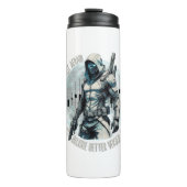 Fantasy trade design | Cyberpunk | Self growth Thermosbecher (Vorderseite)