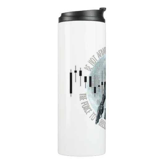 Fantasy trade design | Cyberpunk | Self growth Thermosbecher (Nach links gedreht)