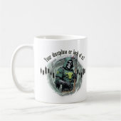 Fantasy trade design | Grim Reaper | motivation Kaffeetasse (Links)