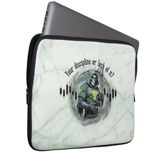Fantasy trade design | Grim Reaper | motivation Laptopschutzhülle (Vorne Rechts)