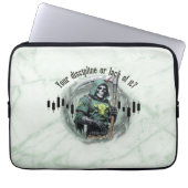 Fantasy trade design | Grim Reaper | motivation Laptopschutzhülle (Vorderseite)