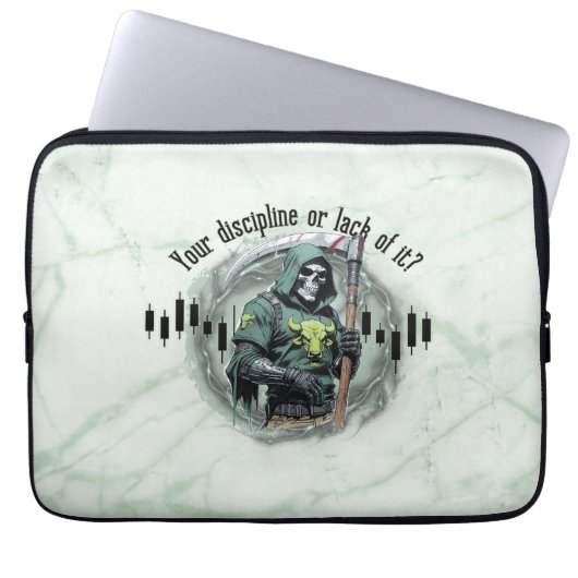  Fantasy trade design | Grim Reaper |  motivation Laptopschutzhülle (Vorderseite)