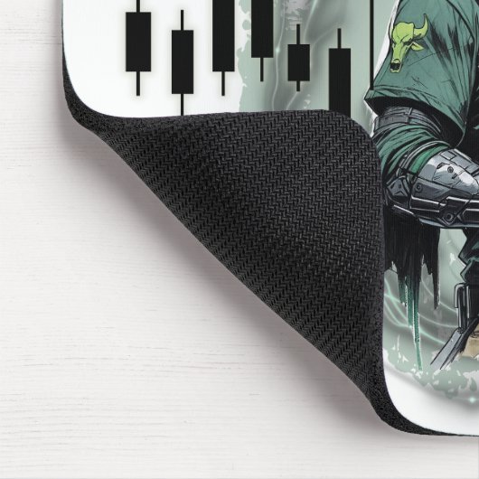 Fantasy trade design | Grim Reaper | motivation Mousepad (Ecke)