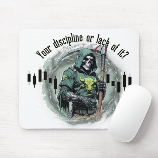  Fantasy trade design | Grim Reaper |  motivation Mousepad (Mit Mouse)