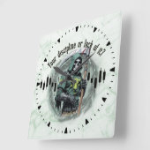 Fantasy trade design | Grim Reaper | motivation Quadratische Wanduhr (Winkel)