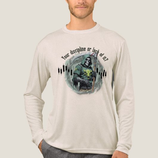 Fantasy trade design | Grim Reaper | motivation Tri-Blend Shirt (Vorderseite)