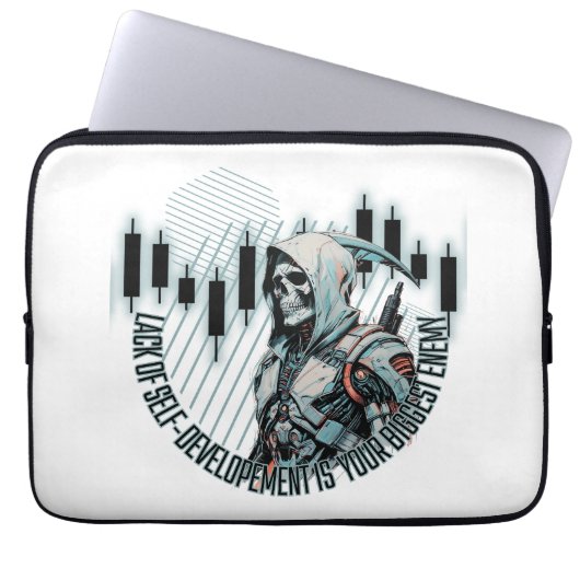 Fantasy Trade design | Motivation | Biggest Enemy Laptopschutzhülle (Vorderseite)
