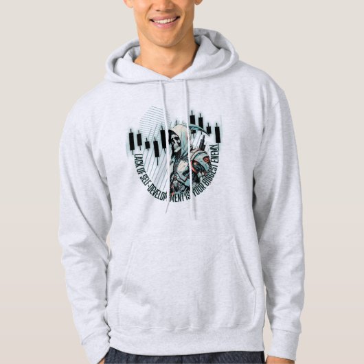 Fantasy Trade Design | Motivation | Großer Feind Hoodie (Vorderseite)