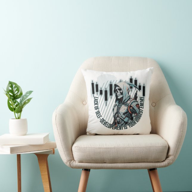 Fantasy Trade Design | Motivation | Großer Feind Kissen (Stuhl )