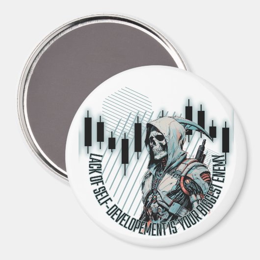 Fantasy Trade Design | Motivation | Großer Feind Magnet (Vorderseite/Rückseite)