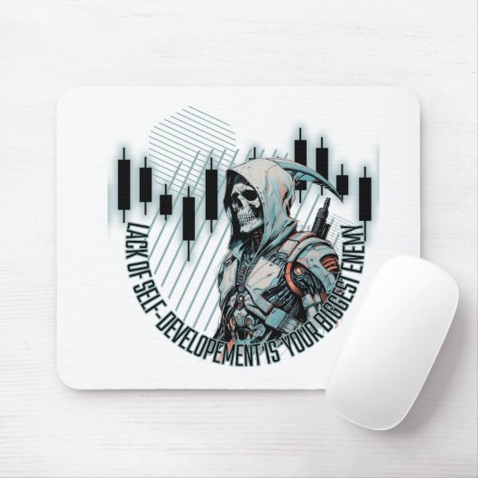 Fantasy Trade Design | Motivation | Großer Feind Mousepad (Mit Mouse)