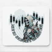 Fantasy Trade Design | Motivation | Großer Feind Mousepad (Vorne)
