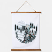 Fantasy Trade Design | Motivation | Großer Feind Wandteppich Mit Holzrahmen (Vorderseite)