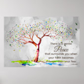 *~* Fantasy Tree AP81 Ethereal Bokeh Zitat Poster (Vorne)