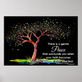 *~* Fantasy Tree AP81 Ethereal Zitat schwarz Poster (Vorne)