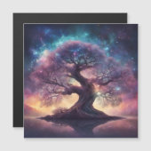 Fantasy Tree Art Magneteinladung (Vorne/Hinten)