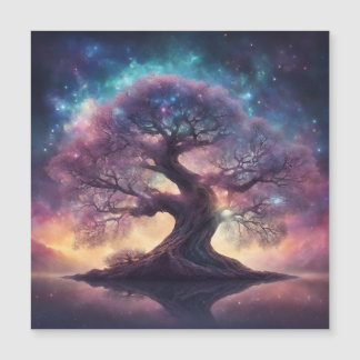 Fantasy Tree Art Magneteinladung