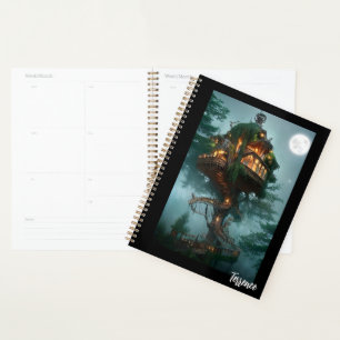 Fantasy Tree House Digitales Kunstwerk Planer