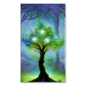 Fantasy Tree Magnetische Visitenkarte (Vorderseite Vertikal)
