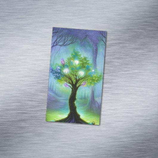 Fantasy Tree Magnetische Visitenkarte (Beispiel)