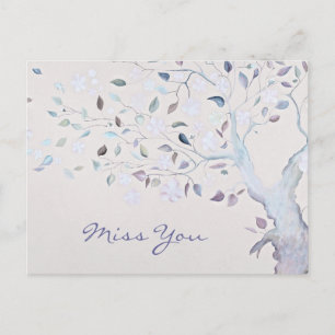Fantasy Tree - Miss You Postkarte