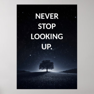 Fantasy Tree Motivierend Positives Poster