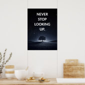 Fantasy Tree Motivierend Positives Poster (Küche)