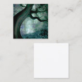 Fantasy Tree Quadratische Visitenkarte (Vorne/Hinten)