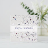 Fantasy Tree Wedding Brautparty Einladung (Stehend Vorderseite)