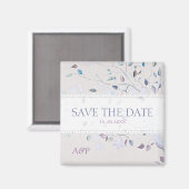 Fantasy Tree Wedding Save the Date Fevor Magnet (Vorderseite/Rückseite)