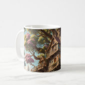 Fantasy Treehouse Set der Kaffee-Tasse Kaffeetasse (Vorderseite Links)