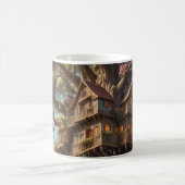 Fantasy Treehouse Set der Kaffee-Tasse Kaffeetasse (Mittel)