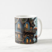 Fantasy Treehouse Set der Kaffee-Tasse. Kaffeetasse (VorderseiteRechts)