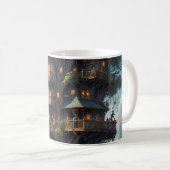Fantasy Treehouse Set Kaffeetasse (VorderseiteRechts)