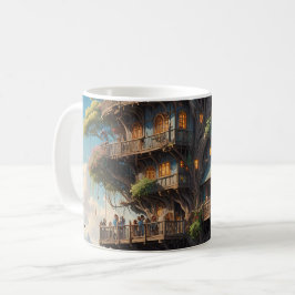 Fantasy Treehouse Set Kaffeetasse