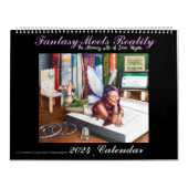 Fantasy trifft Realität große 12 Monate Kalender (Titelbild)