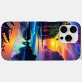 Fantasy Tropical Beach 3 Case-Mate iPhone Hülle (Rückseite (Horizontal))