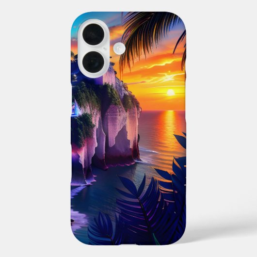 Fantasy Tropical Beach 7 Case-Mate iPhone Hülle (Rückseite)