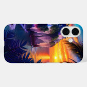 Fantasy Tropical Beach 7 Case-Mate iPhone Hülle (Rückseite (Horizontal))