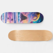 Fantasy Tropical Beach Skateboard (Horizontal)