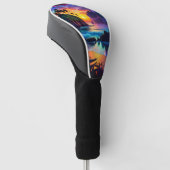 Fantasy Tropical Beach Three Golf Headcover (angewinkelt)