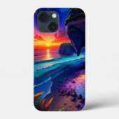 Fantasy Tropical Beach Vier Case-Mate iPhone Hülle (Rückseite)