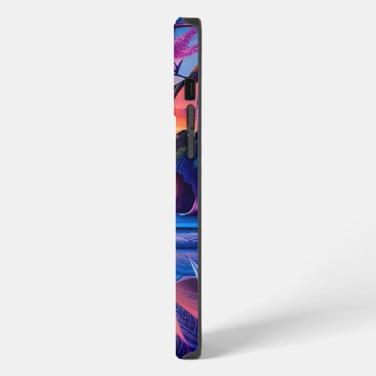 Fantasy Tropical Beach Zwei iPhone Hülle (Linke Seite)