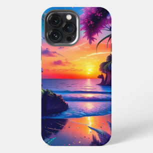 Fantasy Tropical Beach Zwei iPhone 13 Pro Max Hülle