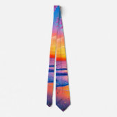 Fantasy Tropical Beach Zwei Krawatte (Rückseite)