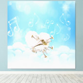 Fantasy Trumps Wrapped Canvas Leinwanddruck (Insitu (Holzboden))